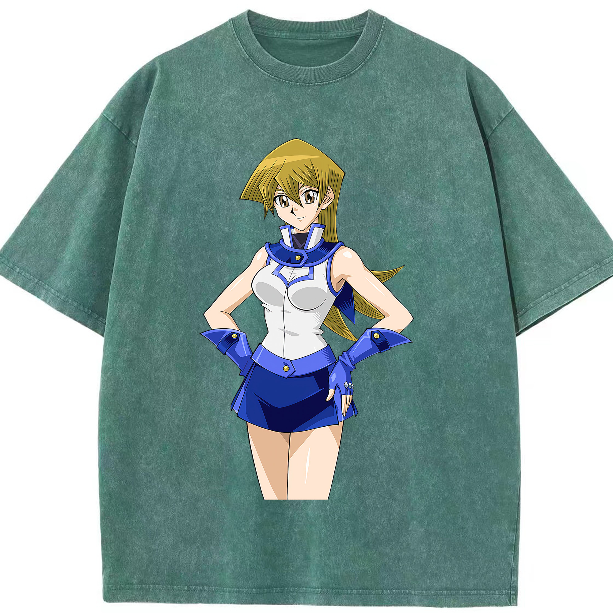 （画像用） 遊☆戯☆王 Yu-Gi-Oh! 綿100% ヴィンテージ風 半袖Tシャツ（フロントプリント）